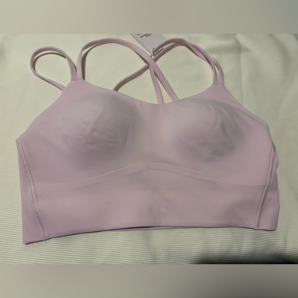 NWT lululemon like a cloud B/C size 8 pink organza - Picture 7 of 7